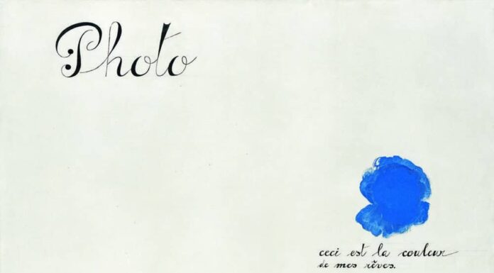 Photo : Joan Miró ,Ceci est la couleur de mes rêves, 1925