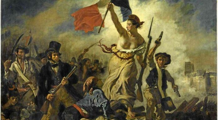 Photo : Eugene Delacroix, La liberté guidant le peuple (1830)