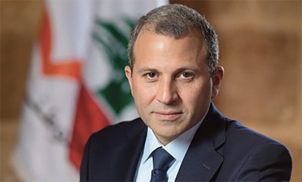 Le Ministre des Affaires Etrangères, Gébran Bassil