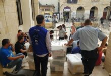 Les autorités ont débuté ce samedi, la distribution des urnes électorales pour les élections du dimanche 6 mai. Crédit Photo: NNA