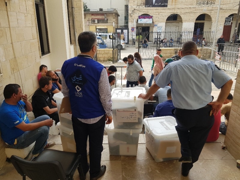 The authorities began this Saturday, the distribution of the ballot boxes for the elections of Sunday, May 6. Photo Credit: NNA