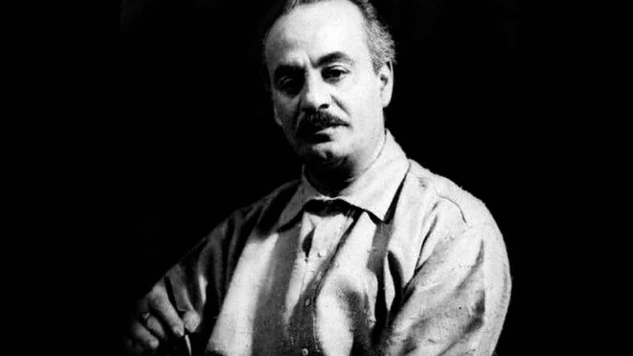 Une Photo de Gébran Khalil Gébran, dont le nom est orthographié aux USA comme Gibran Khalil Gibran