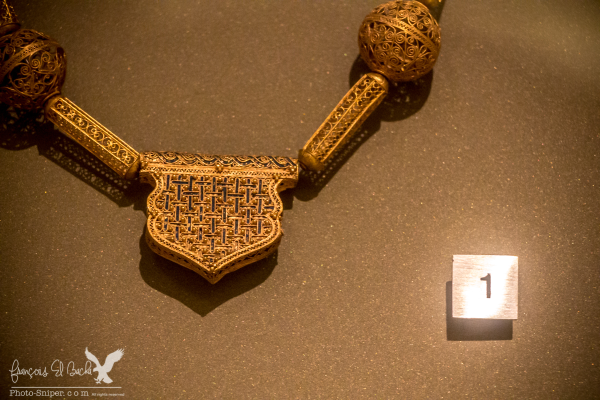 Les bijoux mamelouks du Musée National de Beyrouth. Crédit Photo: François el Bacha