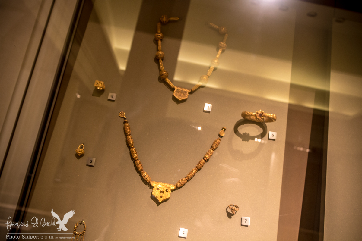 Les bijoux mamelouks du Musée National de Beyrouth. Crédit Photo: François el Bacha