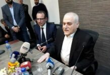 La conférence de presse du Ministre de la Santé, Jamil Jabak, le 24 février 2019. Source Photo: Ministère de la Santé.