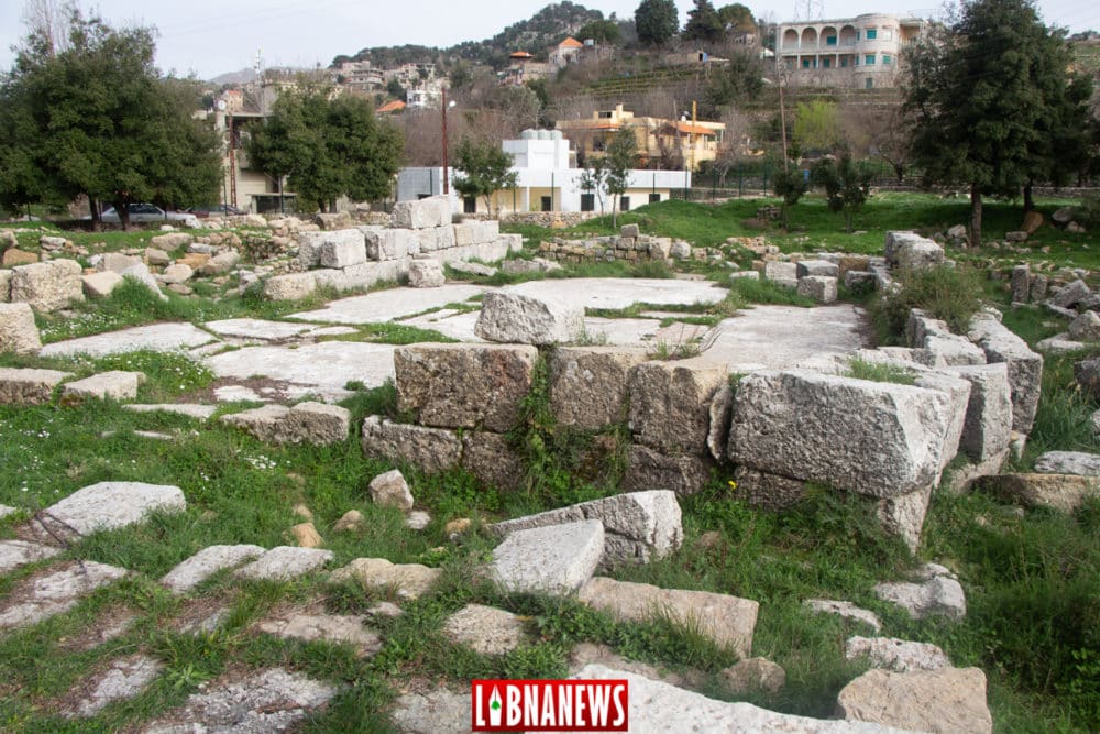 Le site archéologique de Ghineh (Kesrouan, Liban). Crédit Photo: François el Bacha pour Libnanews.com. Tous droits réservés