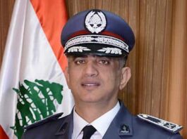 Le général Imad Othman, commandant des Forces de Sécurité Intérieure. Source Photo: http://www.isf.gov.lb/