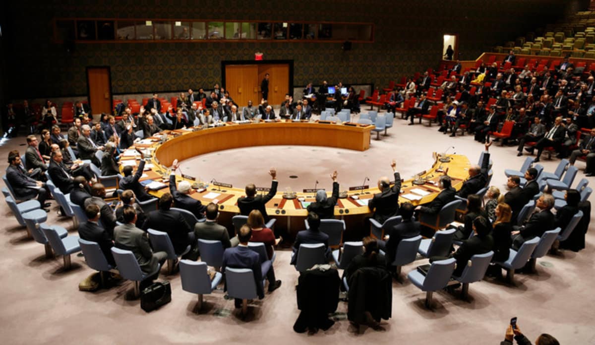 Le Conseil de Sécurité de l'ONU. Source UN