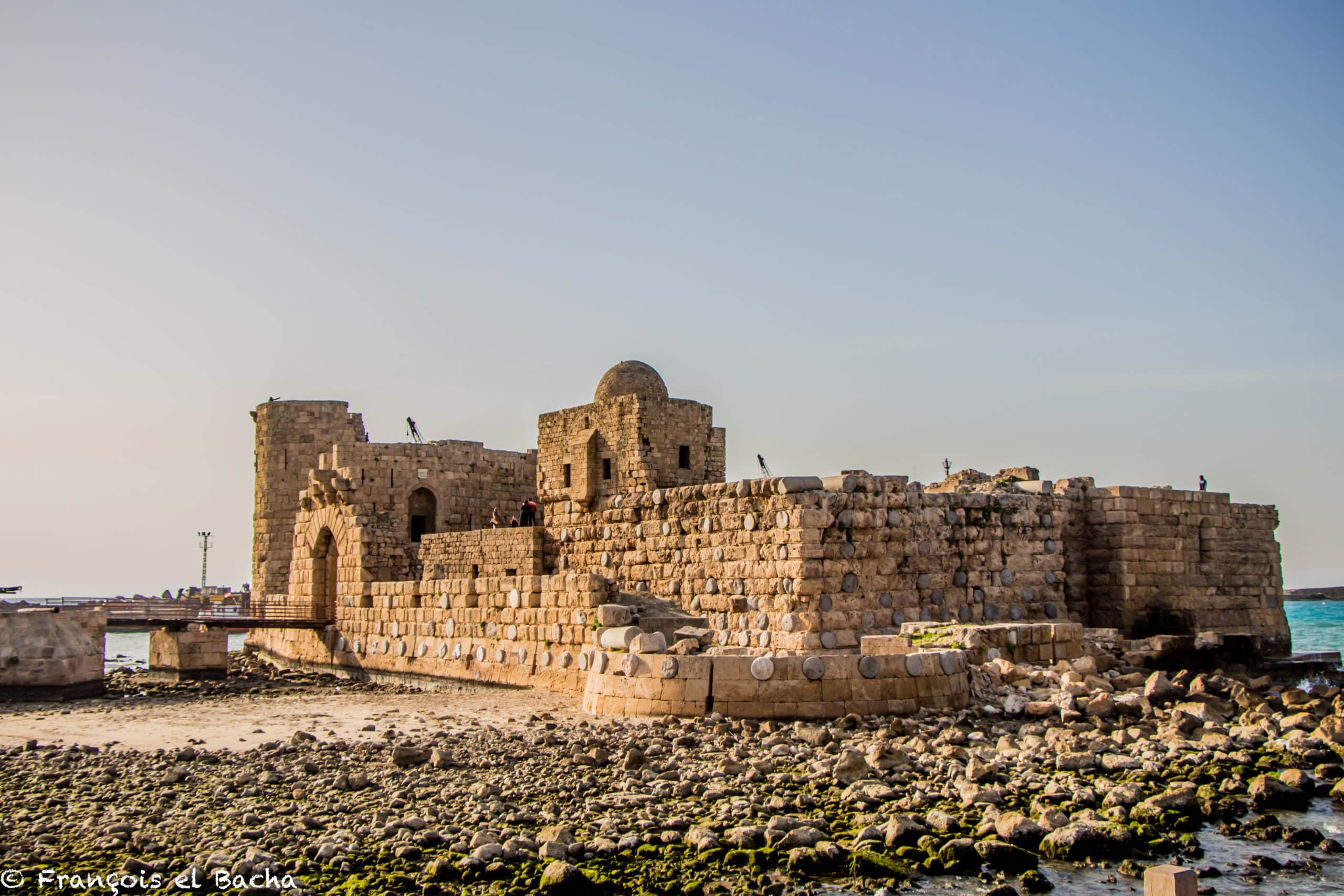 Le Château de la Mer, Saïda, Sud Liban. Crédit Photo: François el Bacha