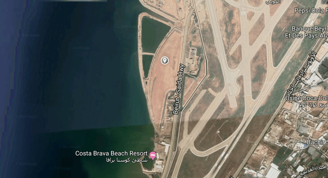 Capture d'écran de google map: la décharge de Costa Brava