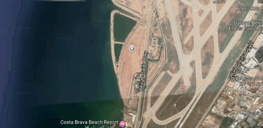 Capture d'écran de google map: la décharge de Costa Brava