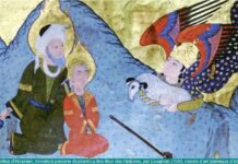Le sacrifice d'Abraham, miniature persane illustrant La fine fleur des Histoires, par Louqman (1583, musée d’art islamique d’Istanbul)