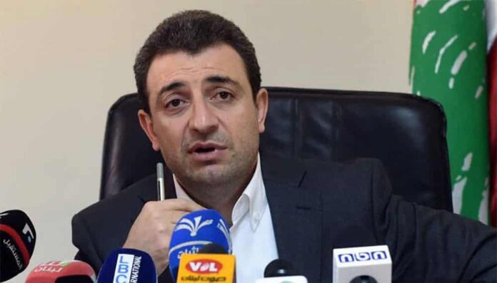 Waël Bou Faour conférence de presse La conférence de presse du Ministre de l'Industrie Waël Bou Faour au sujet de l'incident de Qabr Chamoun