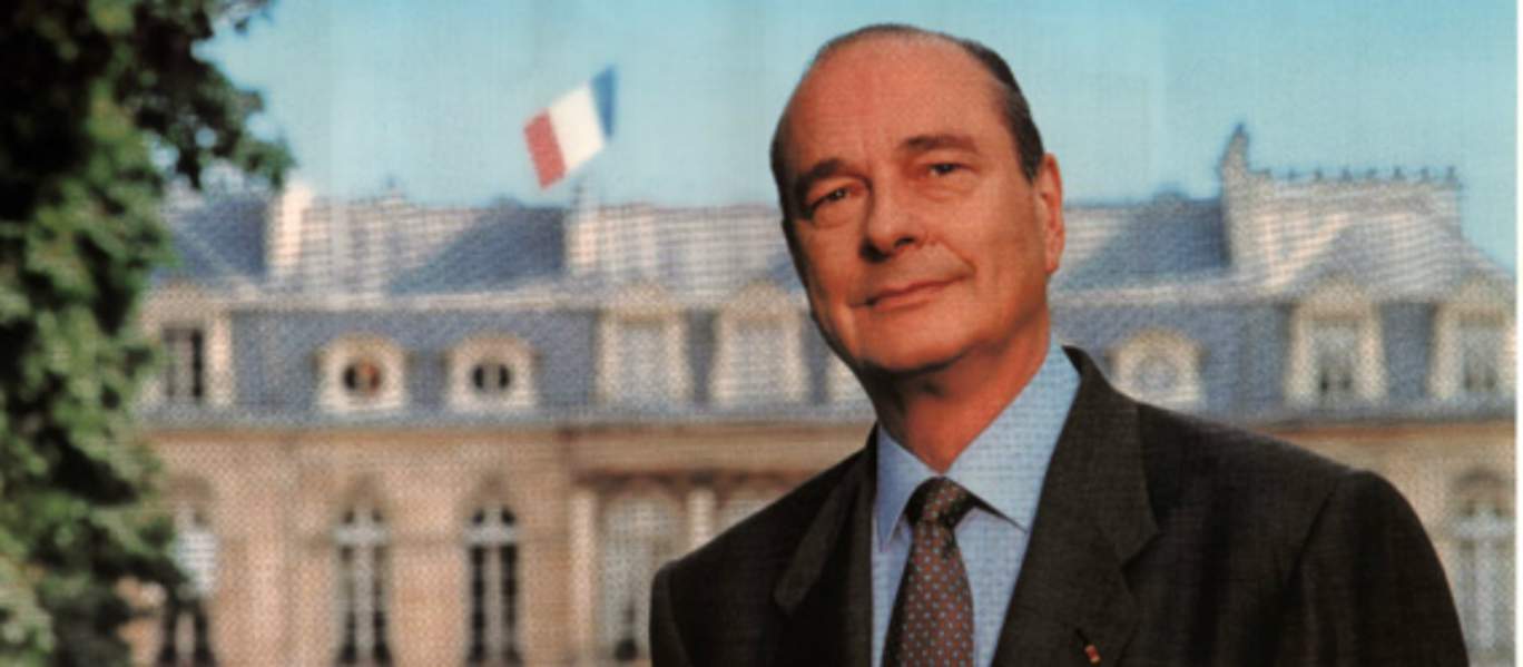 La photo officielle de Jacques Chirac.