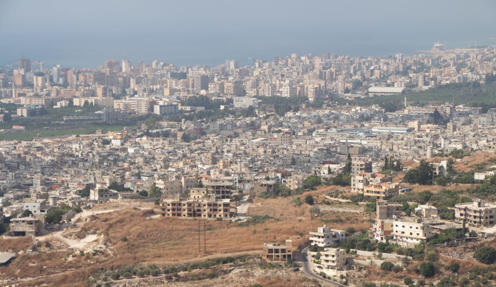 Vue générale sur la ville de Saïda. Crédit photo: Francois el Bacha pour Libnanews.com