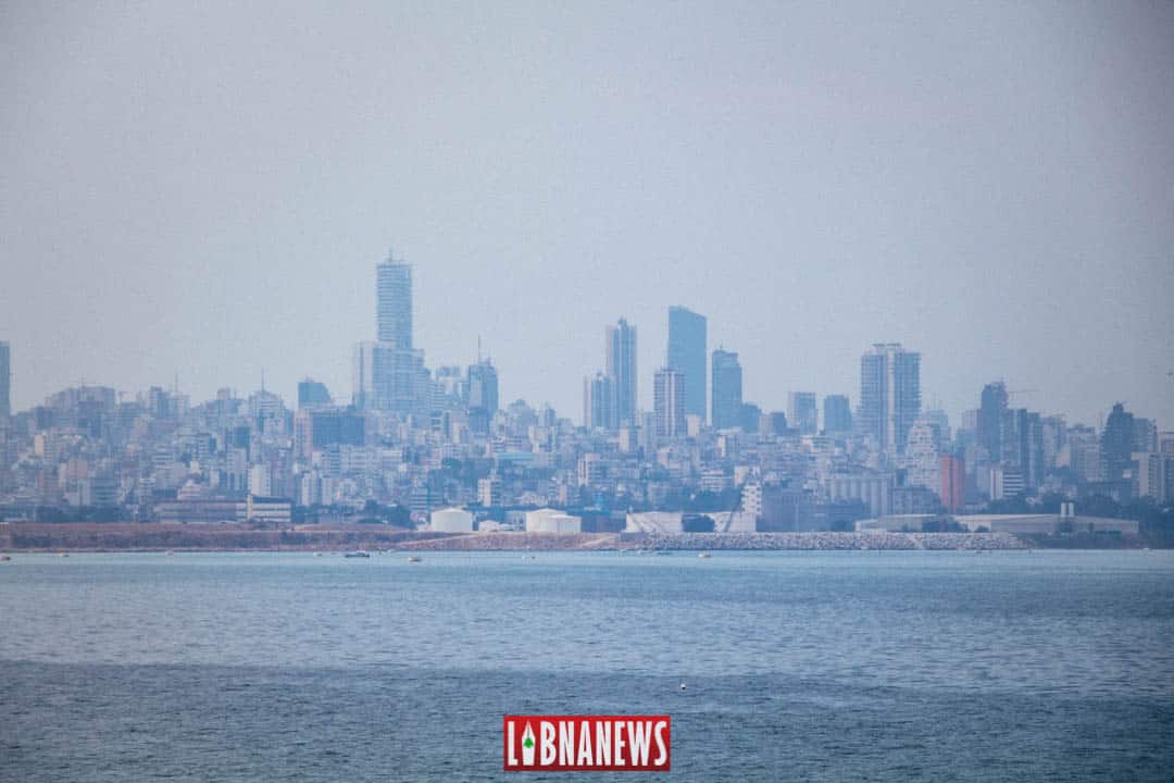 Vue de Beyrouth, depuis le littoral. Crédit Photo: François el Bacha. Tous droits réservés.