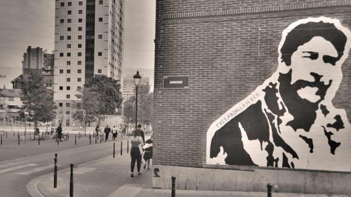 Madaniya fresque-georges-abdallah-bruxelles-Saint-Gilles