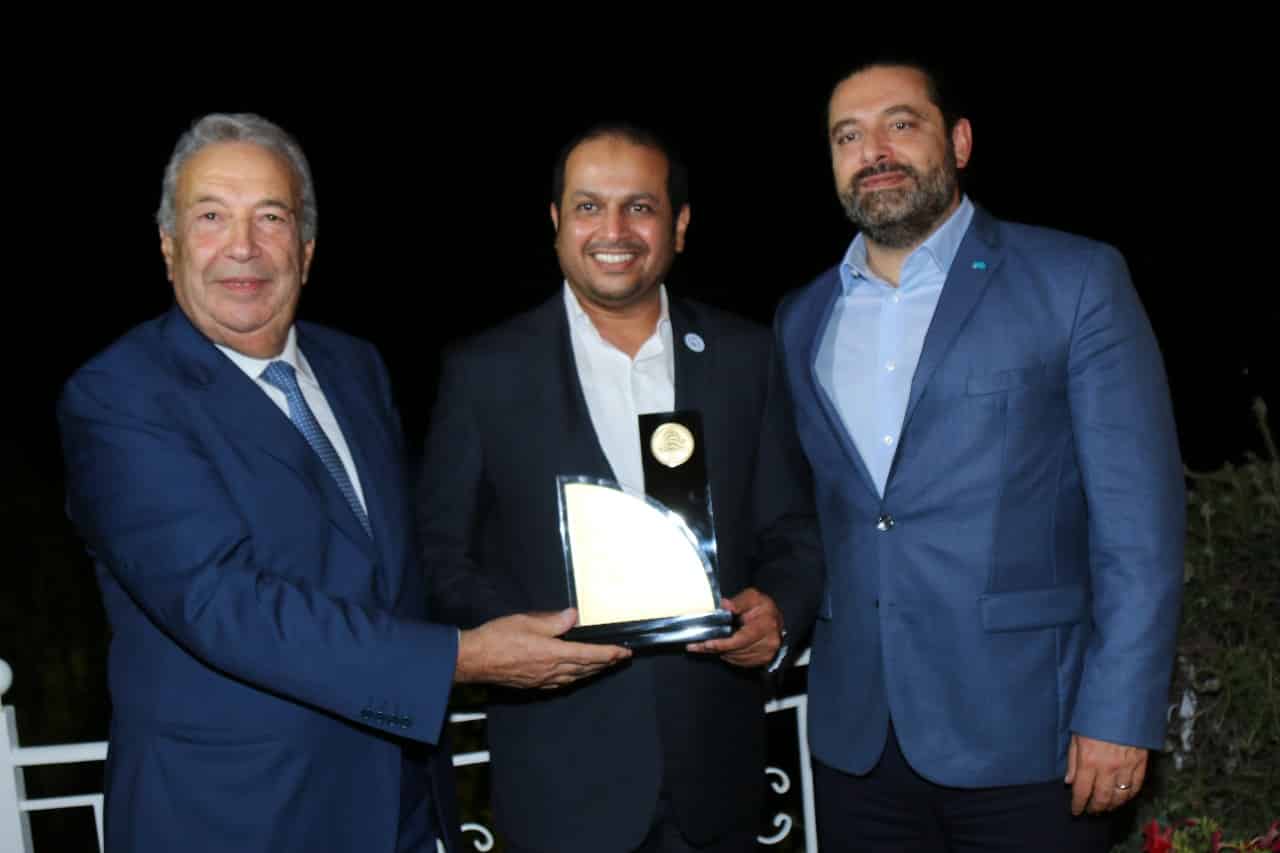 Saad Hariri et Samir Khatib en septembre 2018. Crédit Photo: Dalati & Nohra