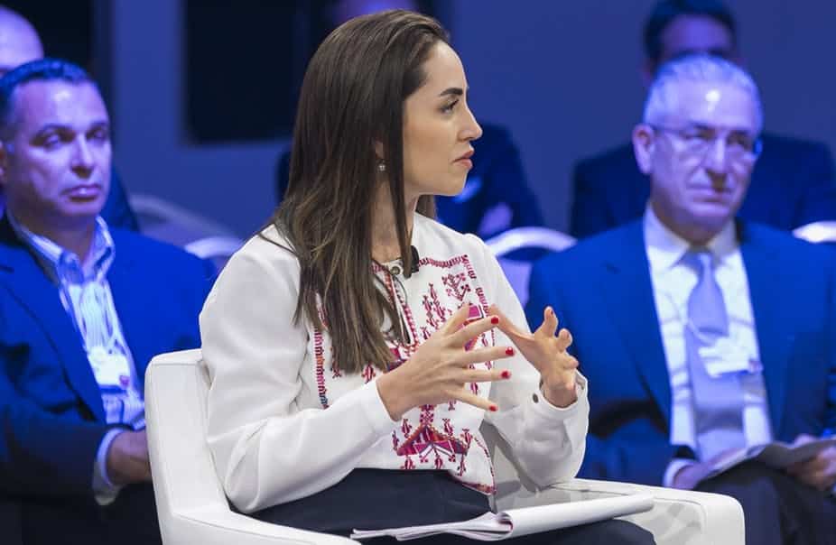 Mary Nazzal-Batayneh, avocate et entrepreneure sociale libanaise, invitée du Forum économique mondial sur la région MENA organisé en Jordanie en avril 2019. World Economic Forum / Flickr, CC BY-SA