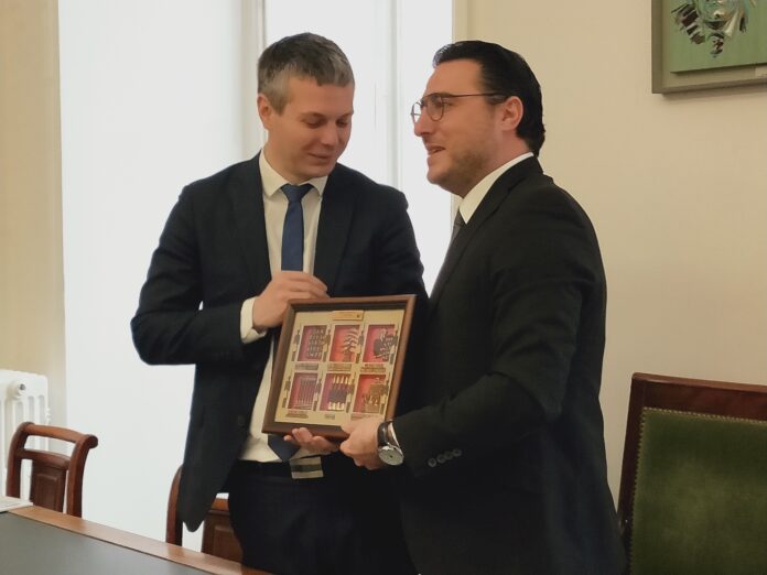 Loïc Kervran, député et président du groupe amitié France-Liban avec Dr. Fouad Zmokol
