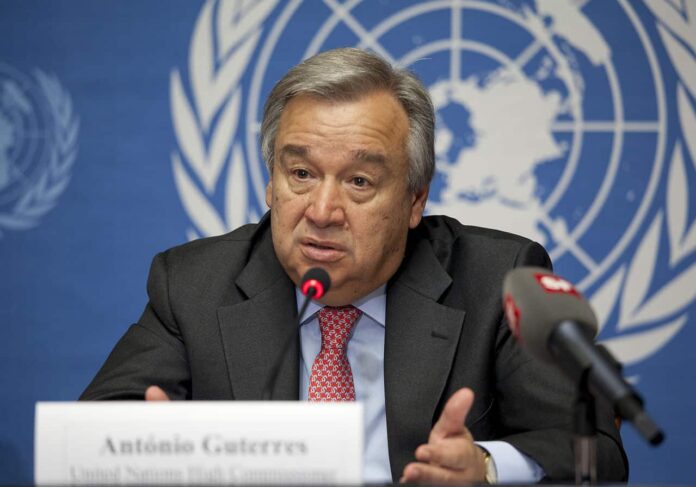 UN Secretary General Antonio Guterres. Photo Source: Wikipedia