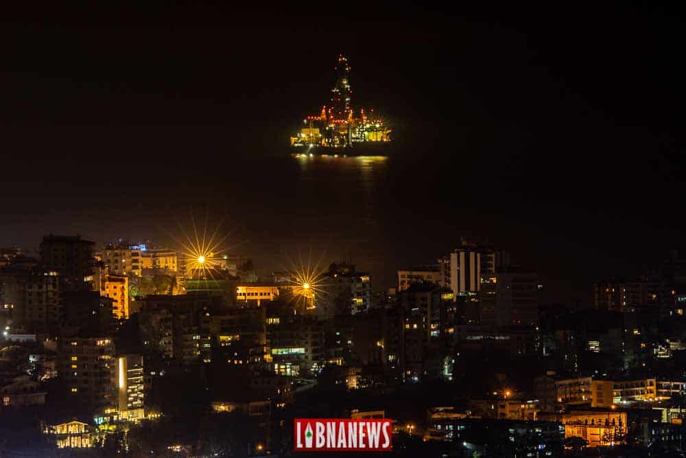 Le Tungsten Explorer se préparant à quitter le Liban. Crédit Photo Francois el Bacha pour Libnanews.com