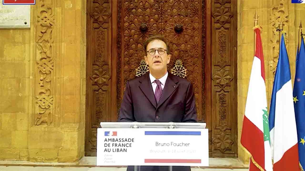 L'ancien Ambassadeur de France au Liban, Bruno Foucher