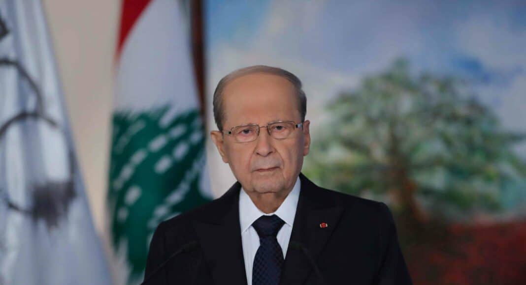 Le chef de l'état, le président de la république, le général Michel Aoun, à l'occasion du centenaire du Grand Liban