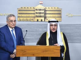 Dalati Press Conference for Kuwaiti Minister of Foreign Affairs at Grand Serail