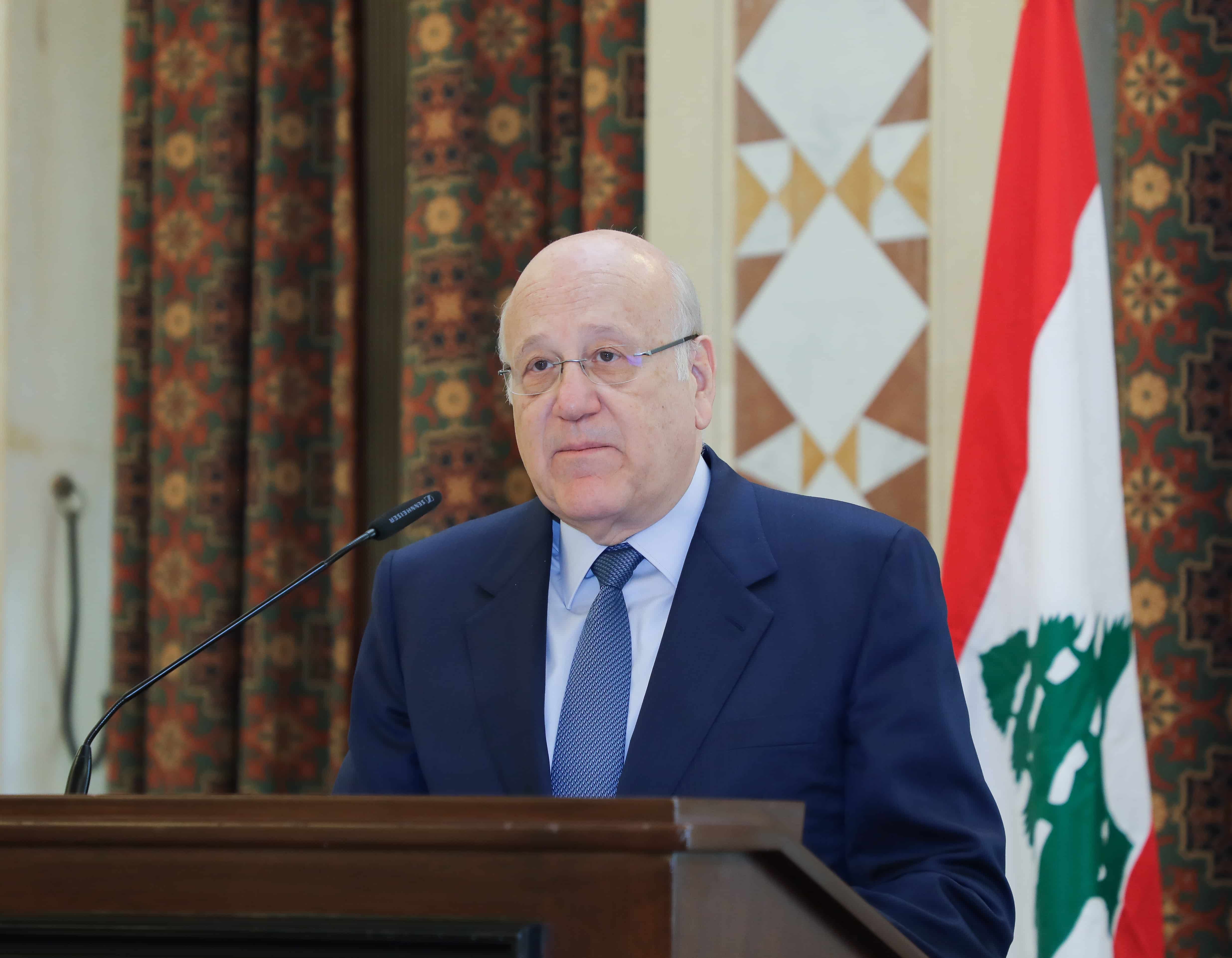 Dalati Mikati conférence environnement Pr Minister Najib Mikati Attends a Environment Conference at Grand Serail. Photo Crédit: Dalati & Nohra
