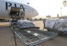 40 tons of food aid donated by Pakistan to the Lebanese Army