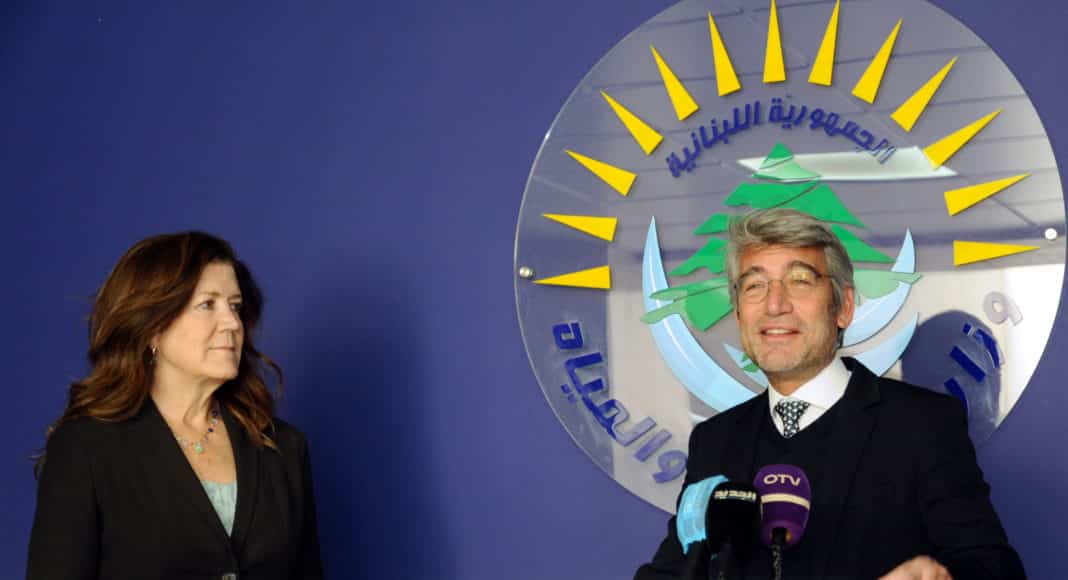 Minister Walid Fayad meets US AMBASSADOR