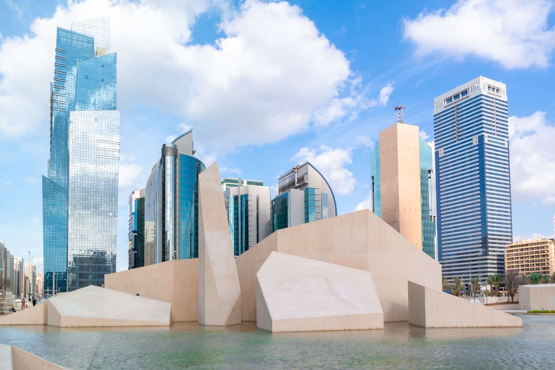 the qasr al hosn fort in abu dhabi united arab emirates