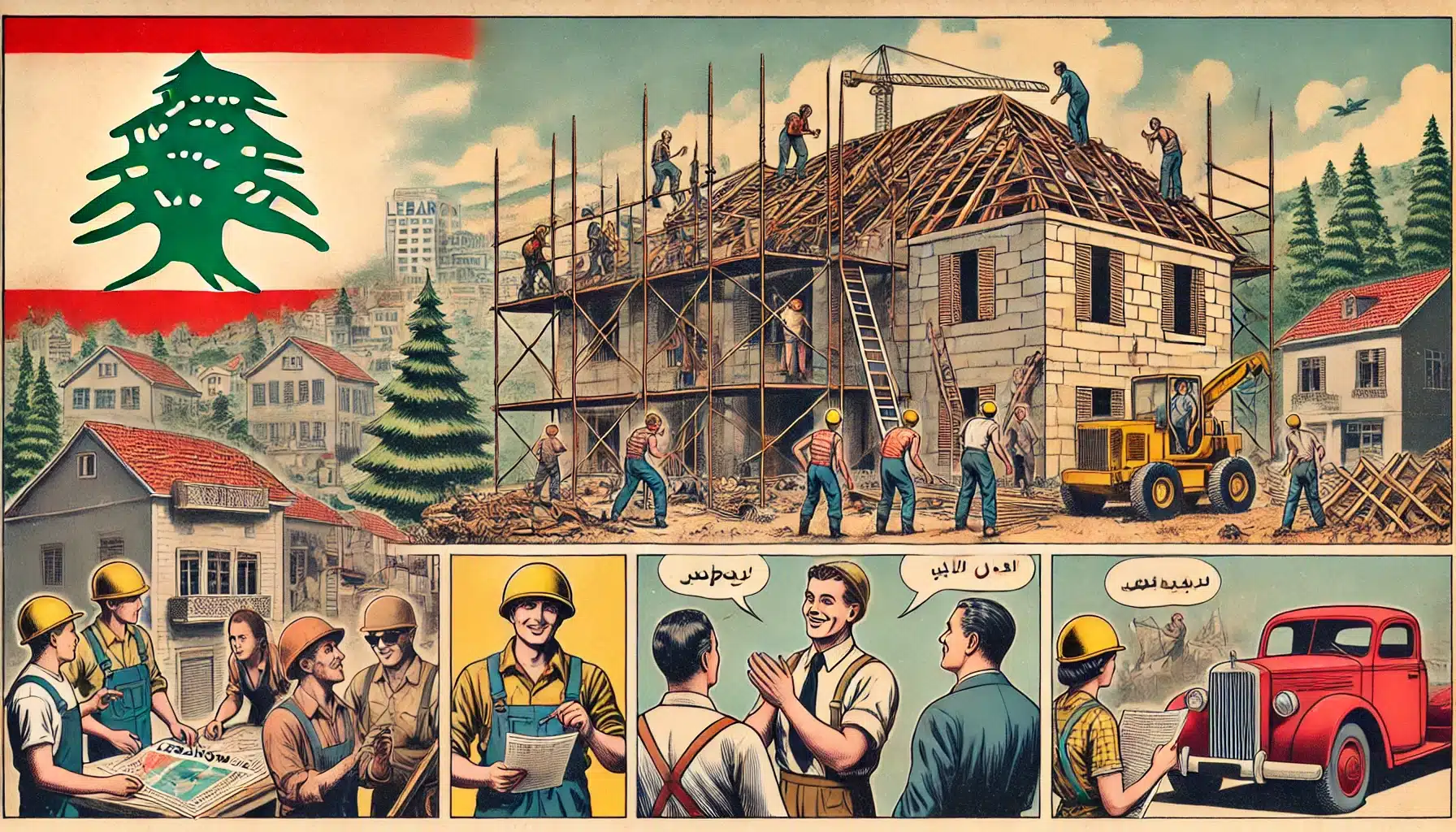 La reconstruction post-guerre : un espoir de croissance pour le secteur de l’immobilier et de la construction