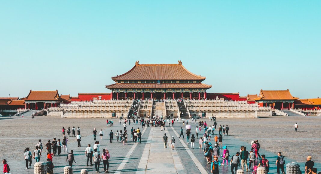 people at Forbidden City in China during daytime