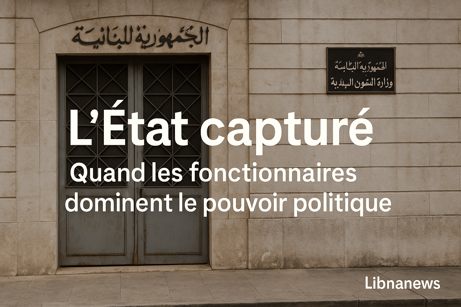 L’État capturé : Quand les fonctionnaires détrônent le pouvoir politique au Liban