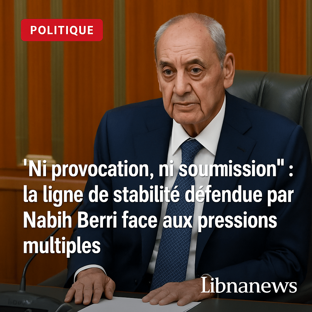 “Ni provocation, ni soumission” : la ligne de stabilité défendue par Nabih Berri face aux pressions multiples