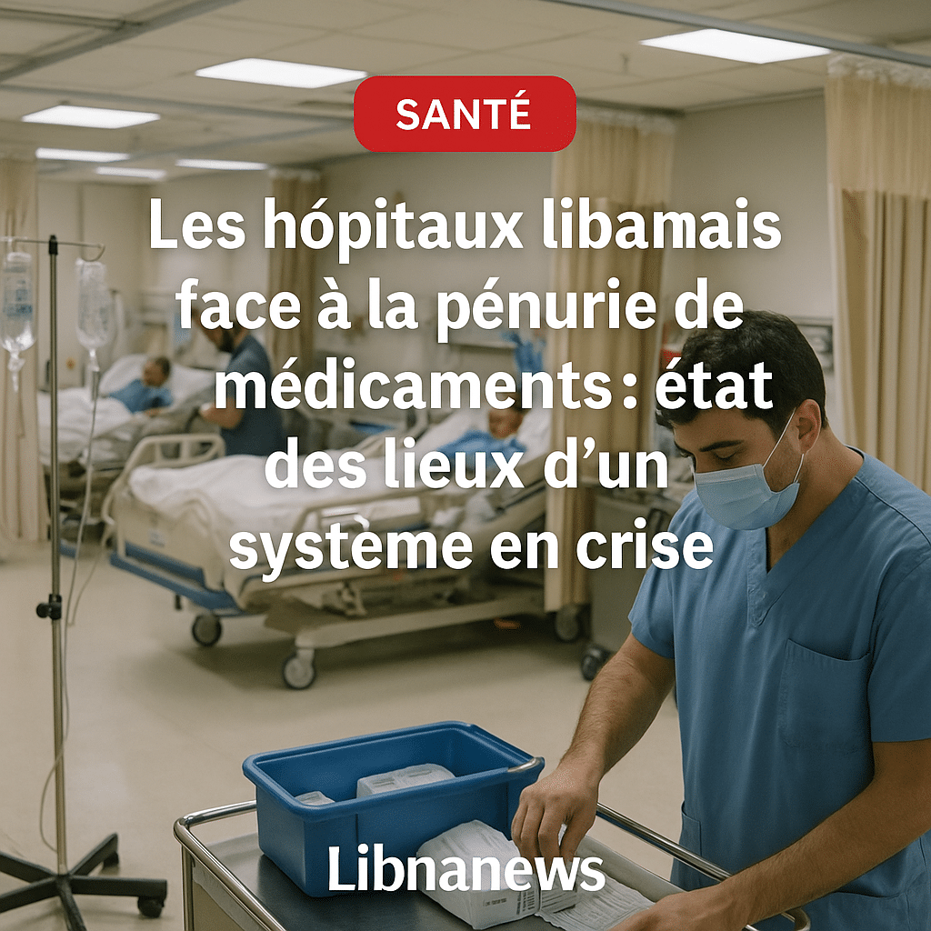 Les hôpitaux libanais face à la pénurie de médicaments : état des lieux d’un système en crise