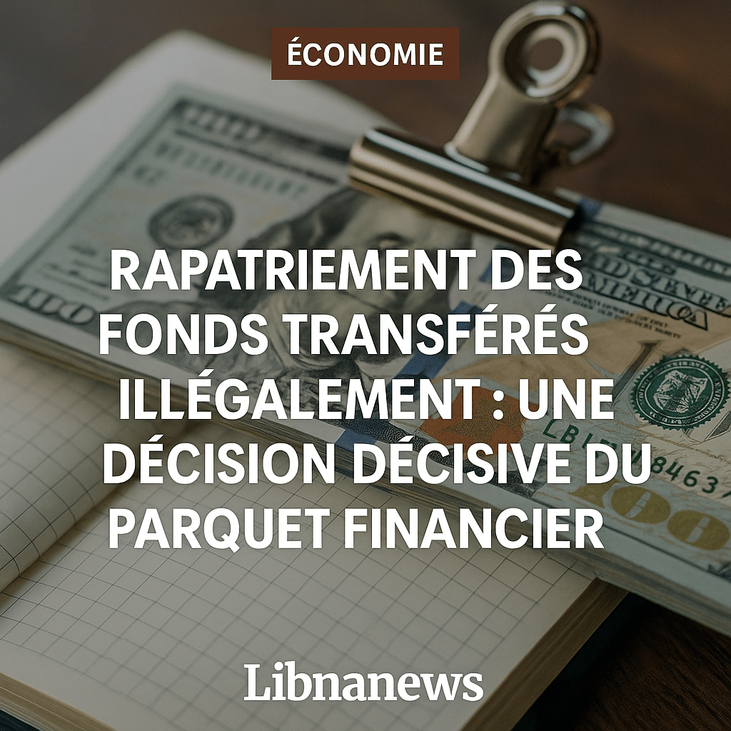 Liban : le procureur financier ordonne le rapatriement des fonds transférés à l’étranger