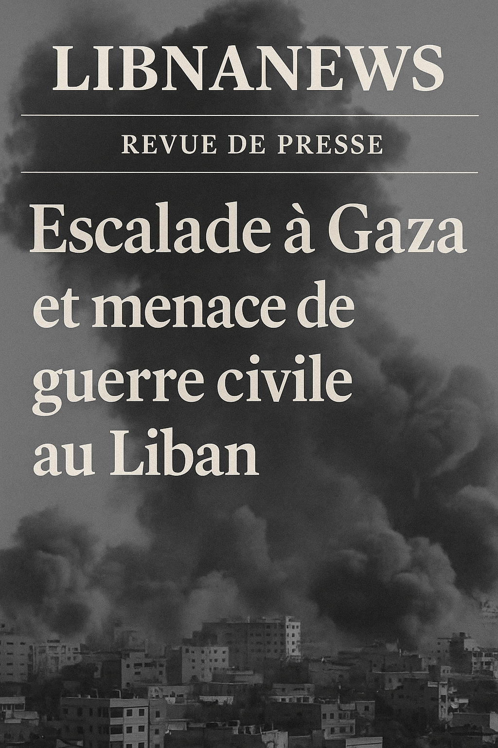 Revue de presse du 18/08/25: escalade à Gaza et menace de guerre civile au Liban