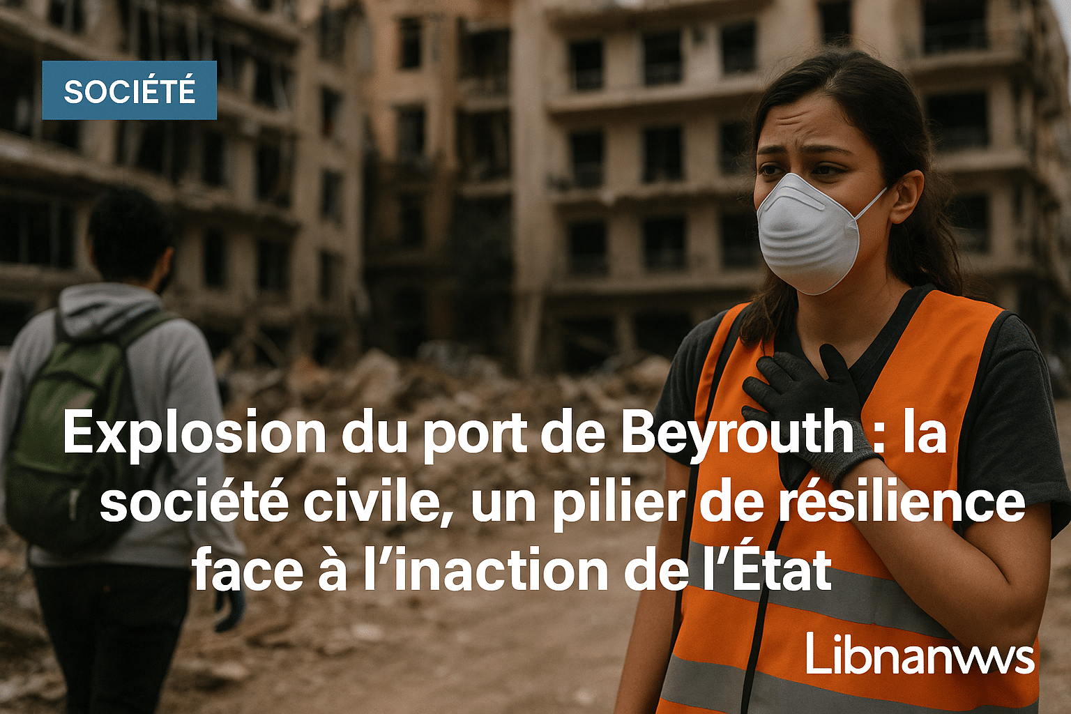 Explosion du port de Beyrouth : la société civile, un pilier de résilience face à l’inaction de l’État