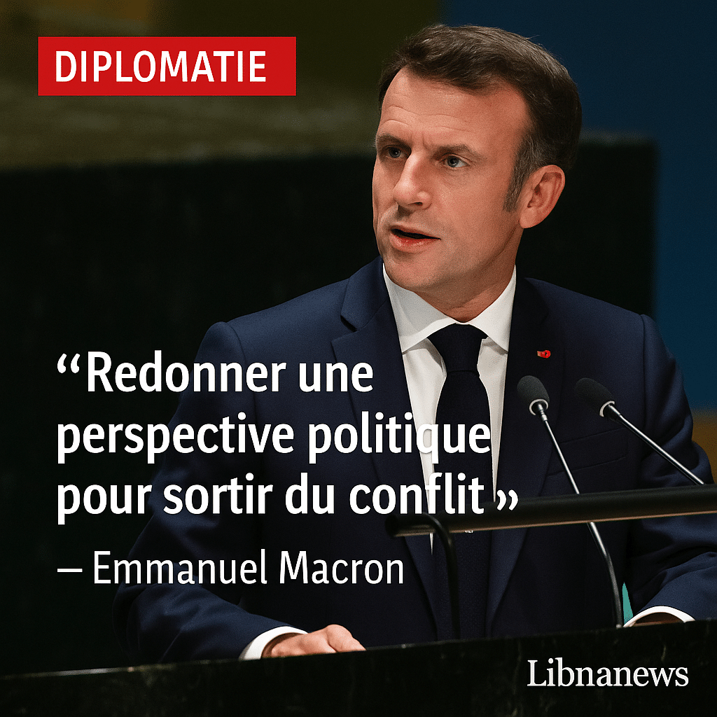 La France reconnaît l’État de Palestine lors de l’Assemblée générale de l’ONU à New York