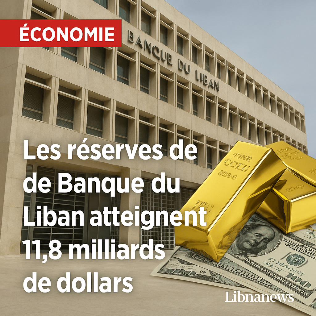 Les réserves en devises liquides de la Banque du Liban s’établissent à 11,8 milliards de dollars