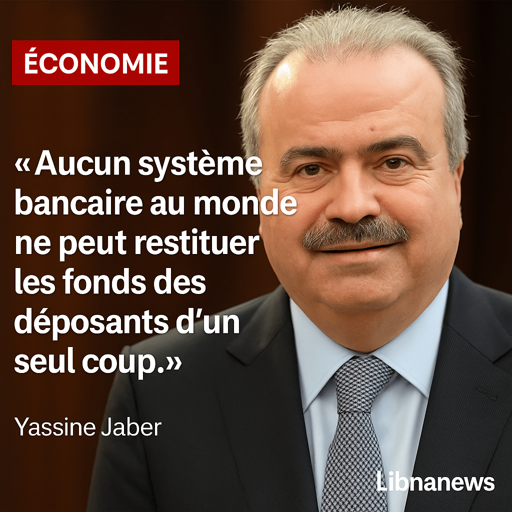 Le ministre libanais des Finances Yassine Jaber relance le débat sur les dépôts gelés avec un plan controversé