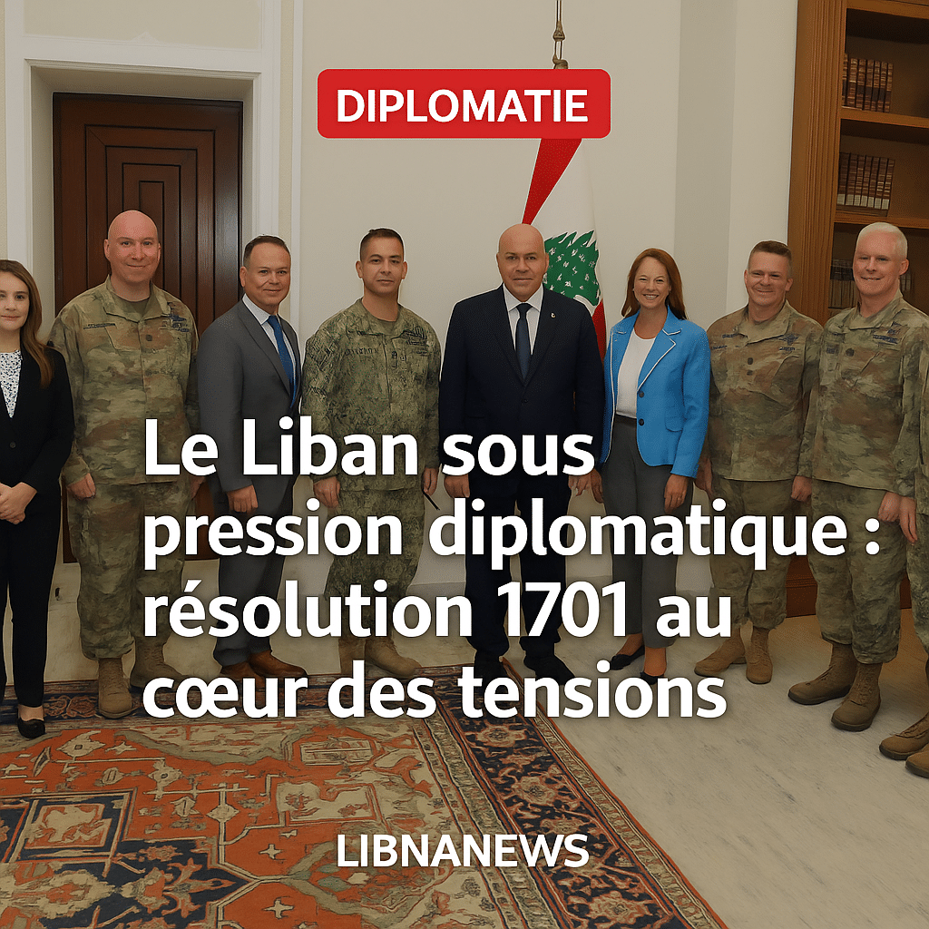 Le Liban sous pression diplomatique : les envoyés américains et la résolution 1701 au cœur des tensions