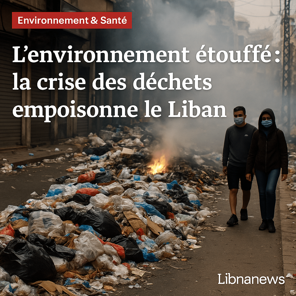 L’environnement étouffé : la crise des déchets et la pollution empoisonnent le Liban