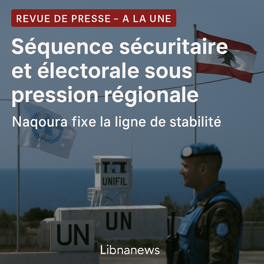 Revue de presse du 30/10/25 : séquence sécuritaire et électorale sous pression régionale