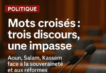 Mots croisés: ce que révèlent les discours de Joseph Aoun, Nawaf Salam et Naim Kassem