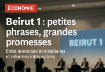 Les ministres à Beirut 1: petites phrases, grandes promesses et peu d’actes