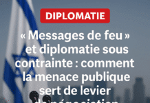 « Messages de feu » et diplomatie sous contrainte: comment la menace publique sert de levier de négociation